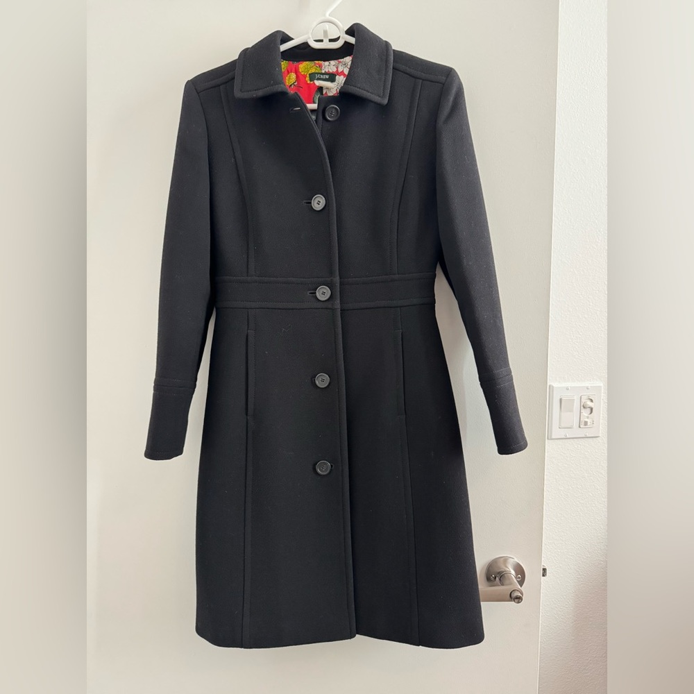 J. Crew Lady Day Wool Coat